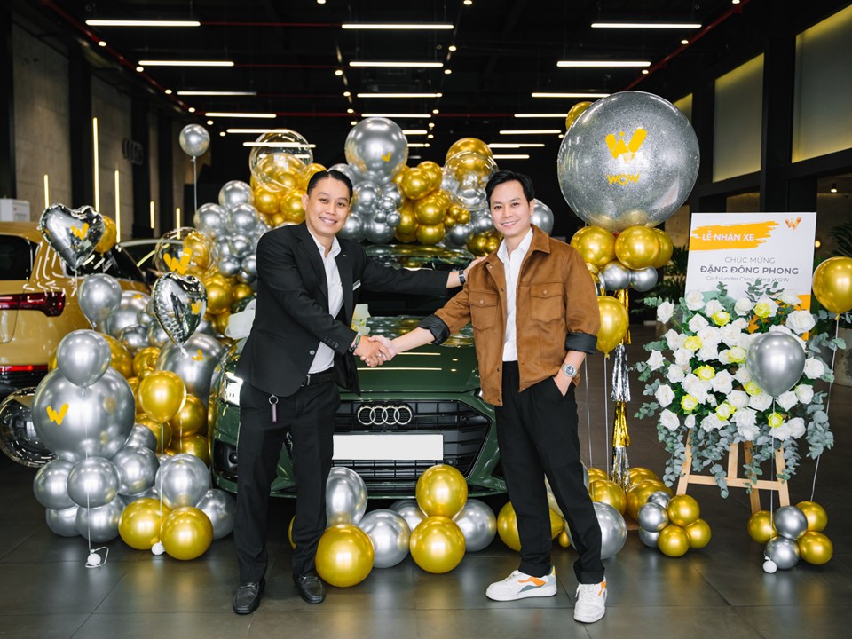 Giao xe Audi A4 - Anh Phong