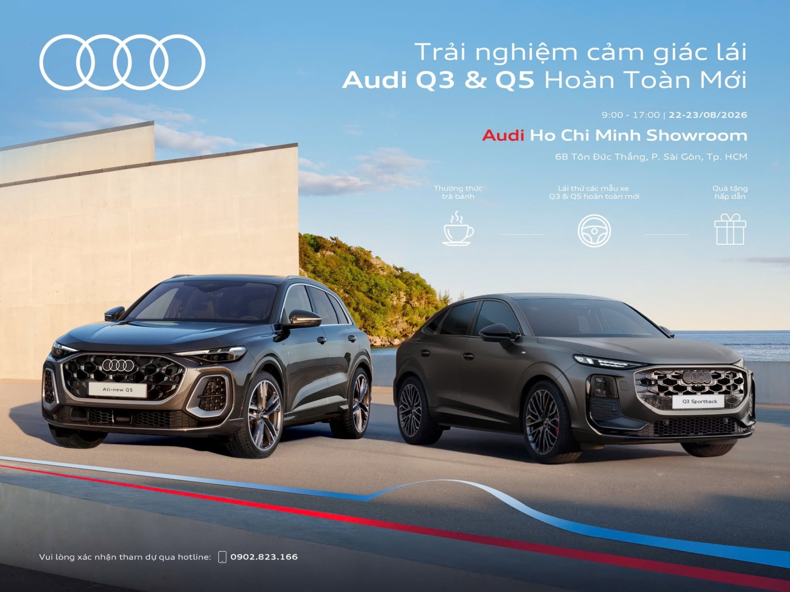 AUDI HỒ CHÍ MINH - PROFESSIONAL SHOWROOM, NƠI KẾT NỐI NHỮNG TRẢI NGHIỆM ĐẲNG CẤP CÙNG AUDI